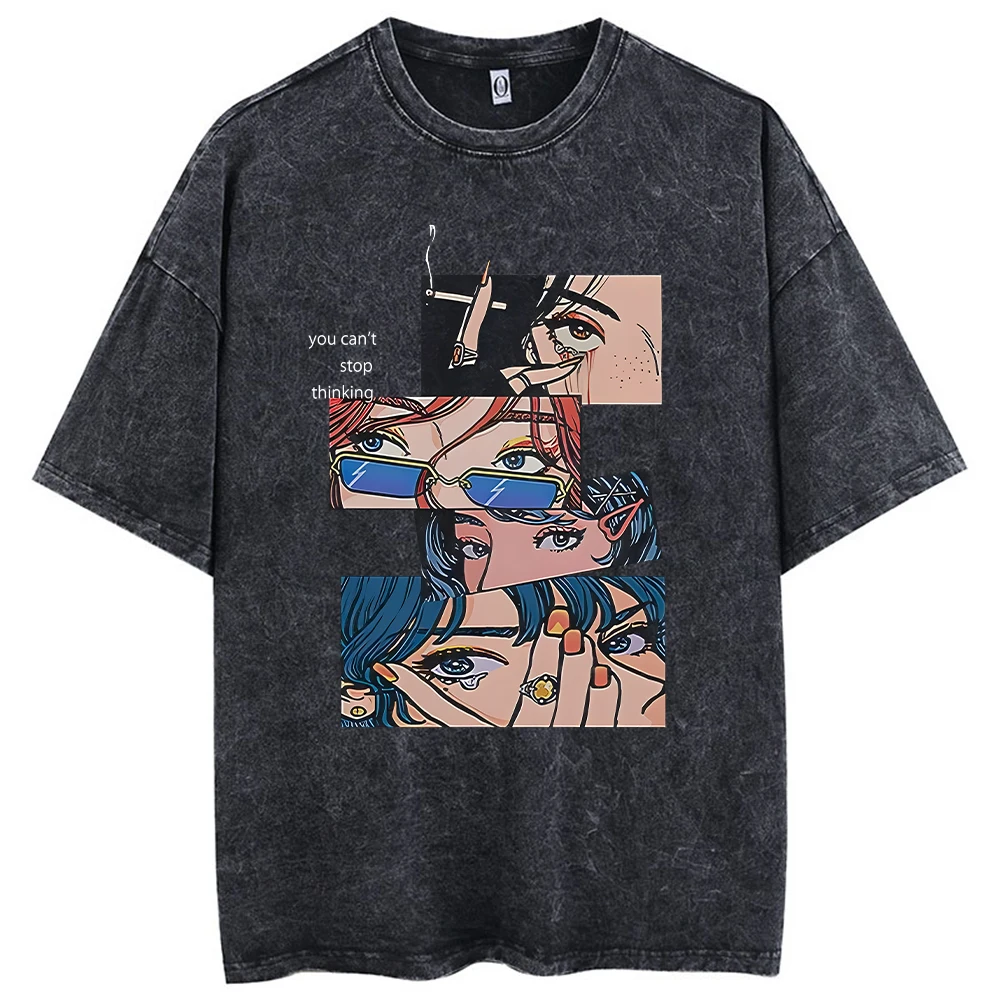 Harajuku Retro Graphic Shirt