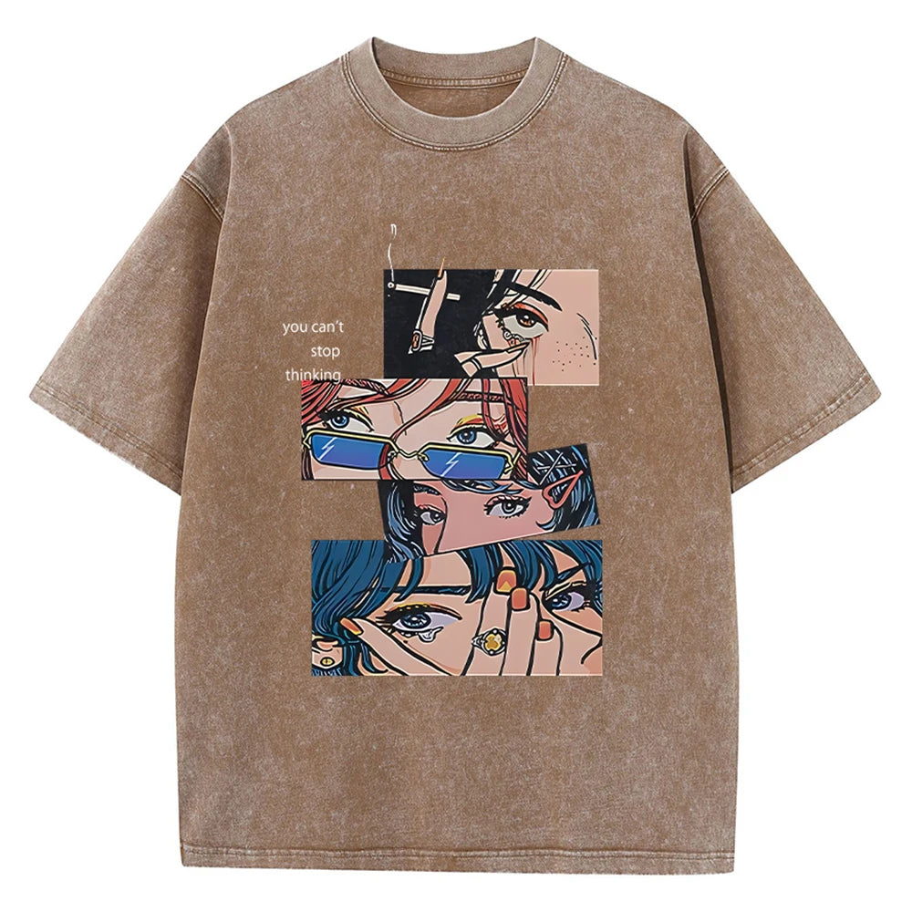 Harajuku Retro Graphic Shirt