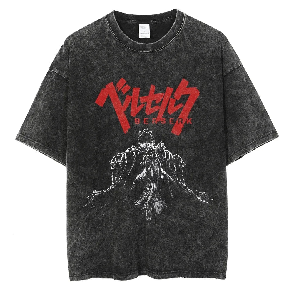 Dark Fantasy Washed Berserk Shirt
