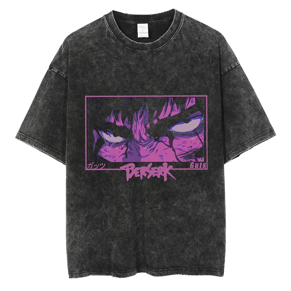 Dark Fantasy Washed Berserk Shirt