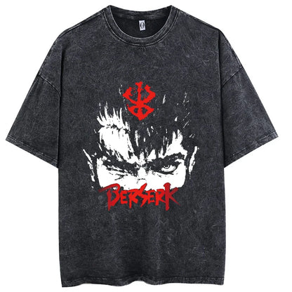 Dark Fantasy Washed Berserk Shirt