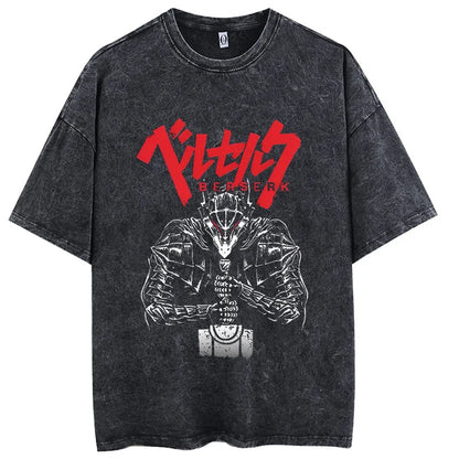 Dark Fantasy Washed Berserk Shirt