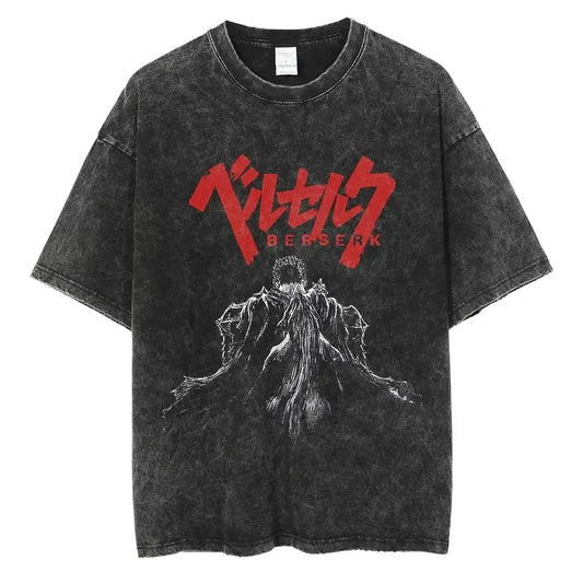 Dark Fantasy Washed Berserk Shirt