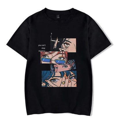Harajuku Retro Graphic Shirt